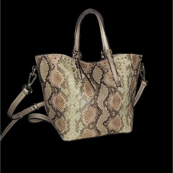 WOMENS CALVIN klein snakeskin pattern handbag - Picture 6 of 10